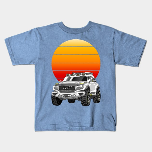 Mercedes-Ener-G-Force (G-Class) 4x4 Concept Kids T-Shirt by Guyvit